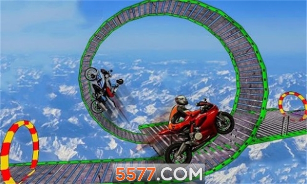 摩托车空中赛道3d游戏下载-Impossible Bike Stunt Game(摩托车空中赛道3d手机版)下载 v1.0最新版 游戏截图 1