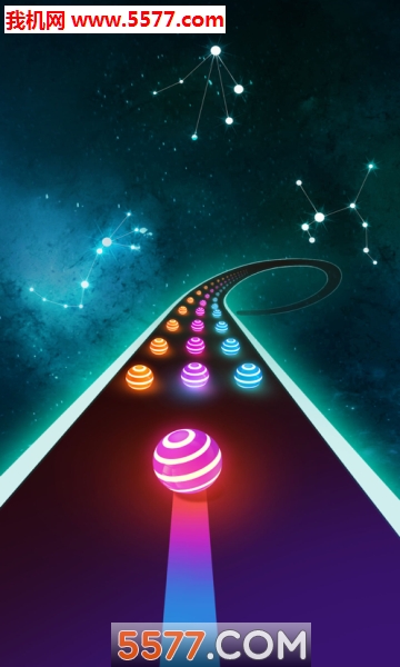 美歌大路彩球跑游戏下载-Dancing Road(美歌大路彩球跑安卓版)下载 v1.4.0 游戏截图 2