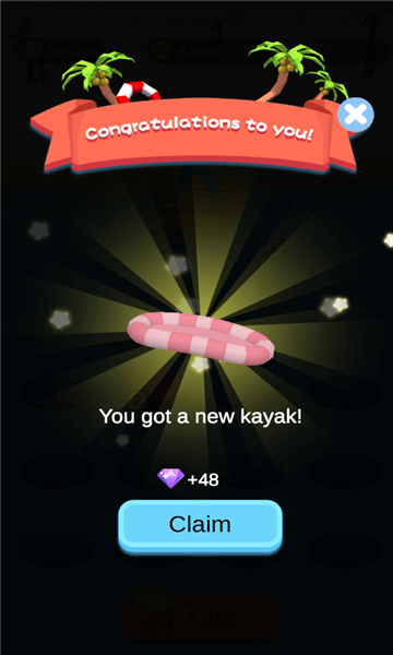 划船拯救者游戏下载-Waterpark.io(划船拯救者最新版)下载 v1.7.2 Тоглоомын зураг 1