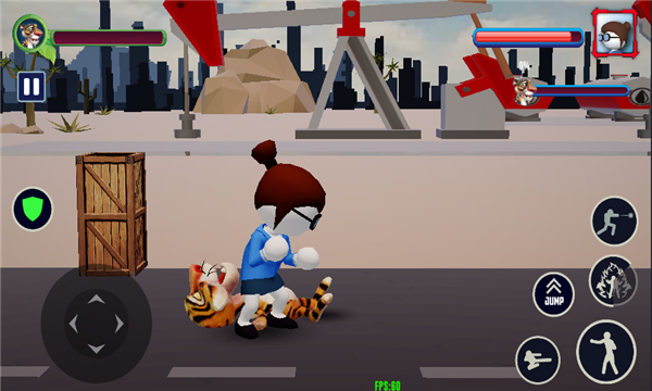 散打动物竞技游戏下载-散打动物竞技安卓版(Animal Karate Fight)下载 v1.0 遊戲截圖 4