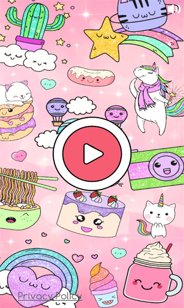 卡哇伊闪光着色游戏下载-Kawaii Coloring Book(卡哇伊闪光着色最新版)下载 v1.7 游戏截图 1