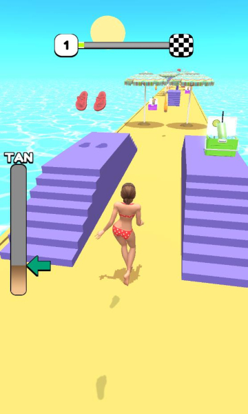 海滩女王酷跑游戏下载-Beach Queen(海滩女王酷跑安卓版)下载 v1.0.2最新版 게임 스크린샷 2