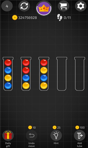 球类分类大师游戏下载-Ball Sort Master(球类分类大师最新版)下载 v1.1.03 Тоглоомын зураг 4