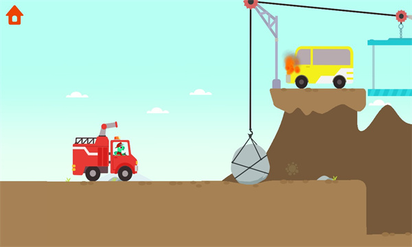 恐龙消防车游戏最新版下载-恐龙消防车Dino Fire Truck手机版下载 v1.0.4 游戏截图 4