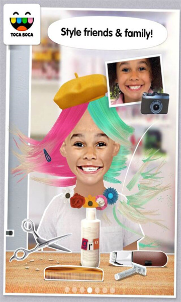 hair salon me安卓版下载-toca hair salon me下载 v2.4最新版 游戏截图 2