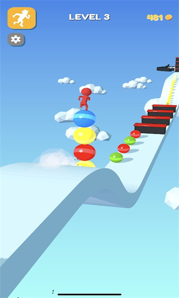 踩球快跑下载最新版-踩球快跑小游戏(stack rider)下载 v1.42 游戏截图 1